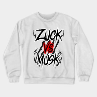 Zuck vs. Musk Crewneck Sweatshirt